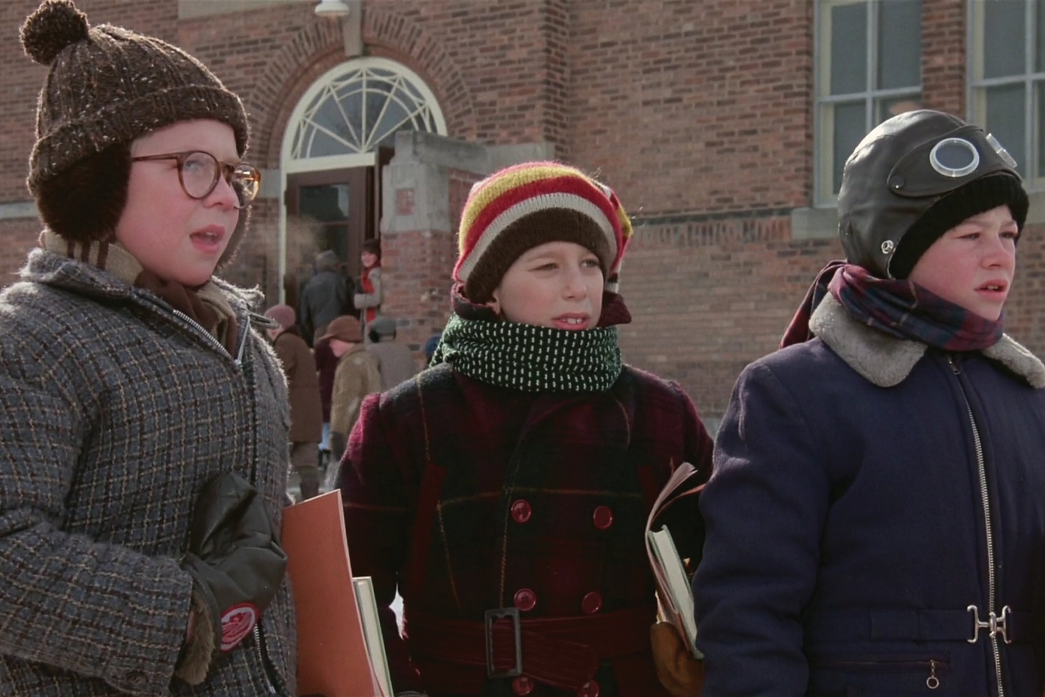 a christmas story movie, a christmas story family, flick, scott schwartz, ralphie, peter billingsley  